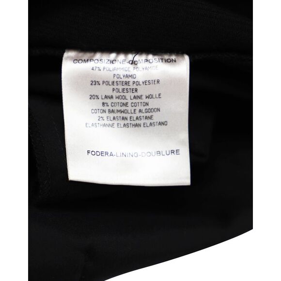 Gucci Black Pants with Silver Zip Detail in Black Nylon